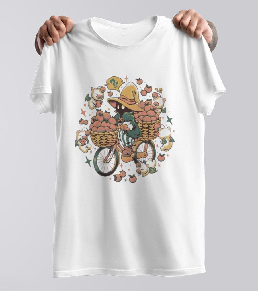 Eduardo Ely Side Quest Side Hustle Vivi Ornitier And Moogles Peach Basket Adventure T-Shirt