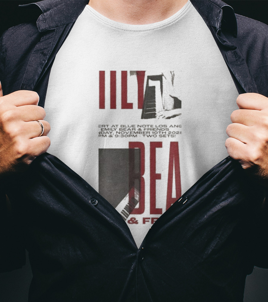 Emily Bear And Friends Live Performance November 10 2025 Blue Note Los Angeles T-Shirt