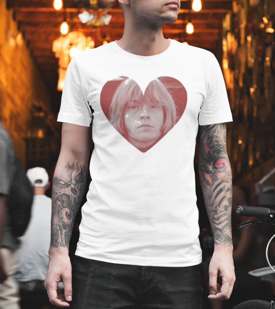 Fuct Satanic Majesty Boyfriend Vintage Heart Portrait T-Shirt