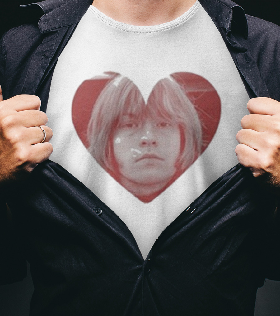 Fuct Satanic Majesty Boyfriend Vintage Heart Portrait T-Shirt