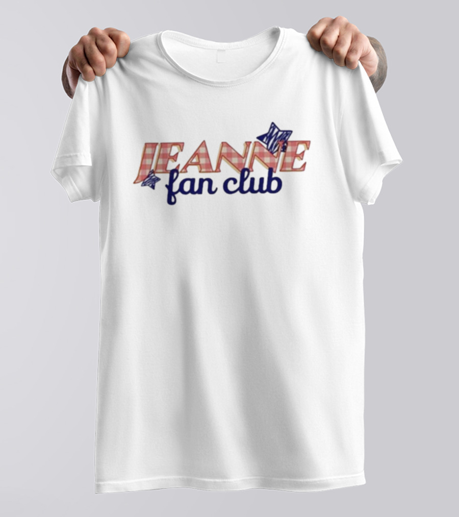 Jeanne Fan Club Star Academy Checkered Butterfly T-Shirt