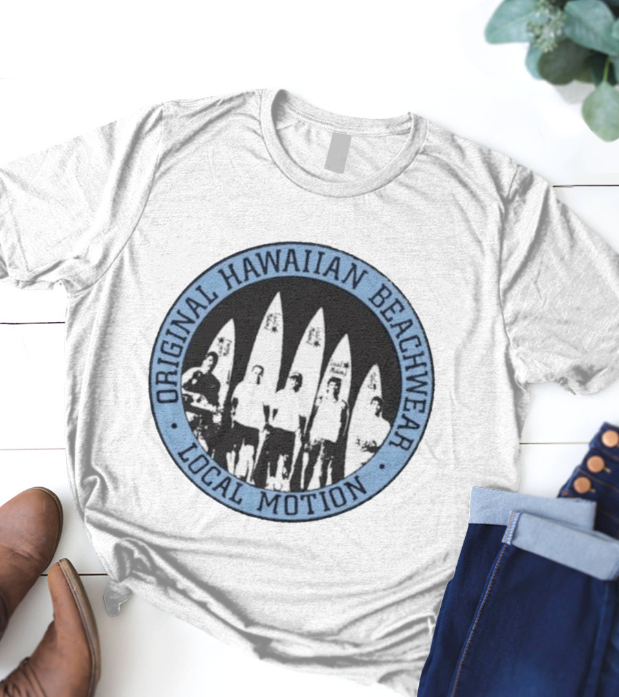 Original Hawaiian Beachwear Local Motion Surfing Bruddahs T-Shirt