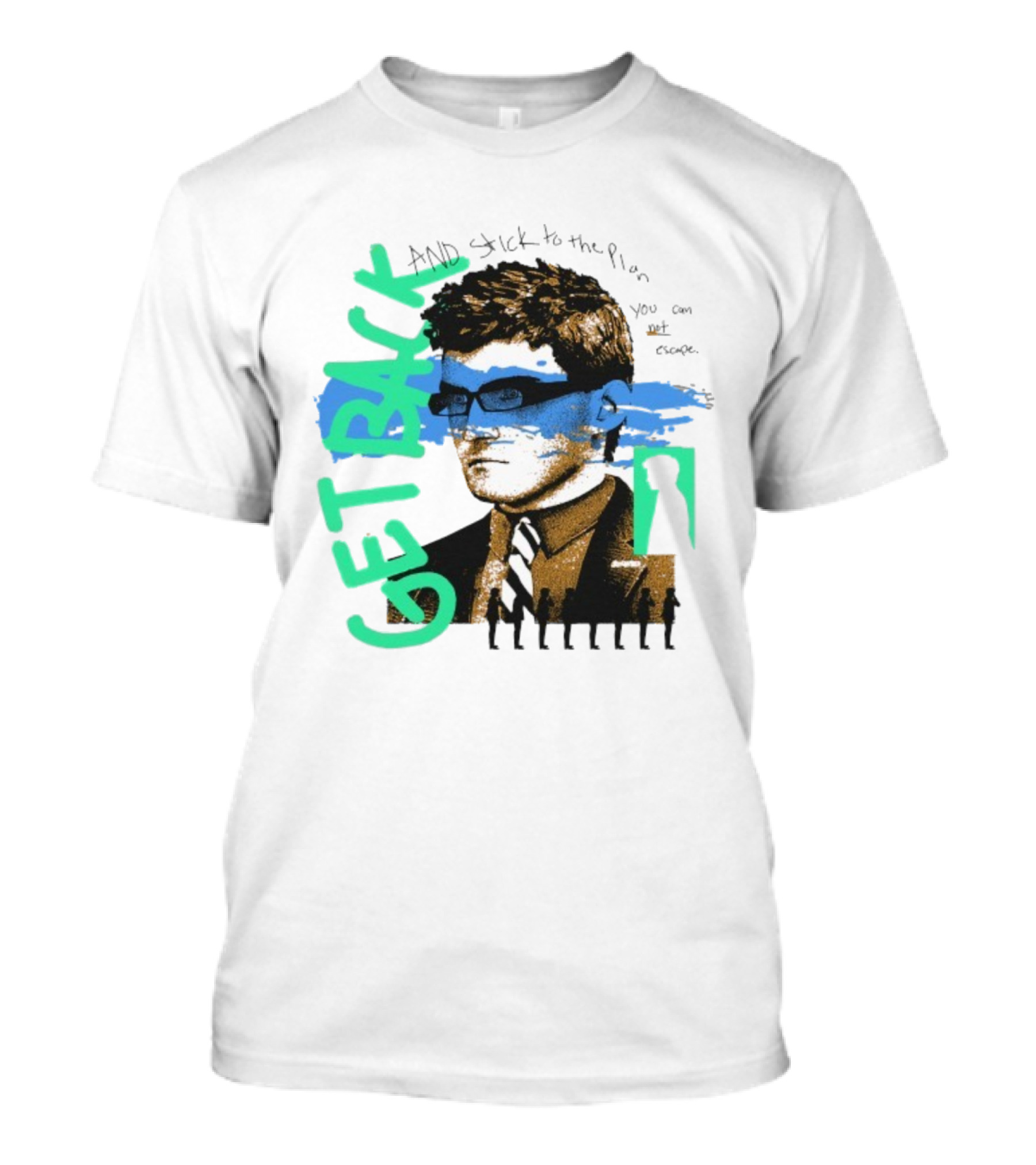 Skibidi Toilet Get Back Secret Agent Stick To The Plan T-Shirt