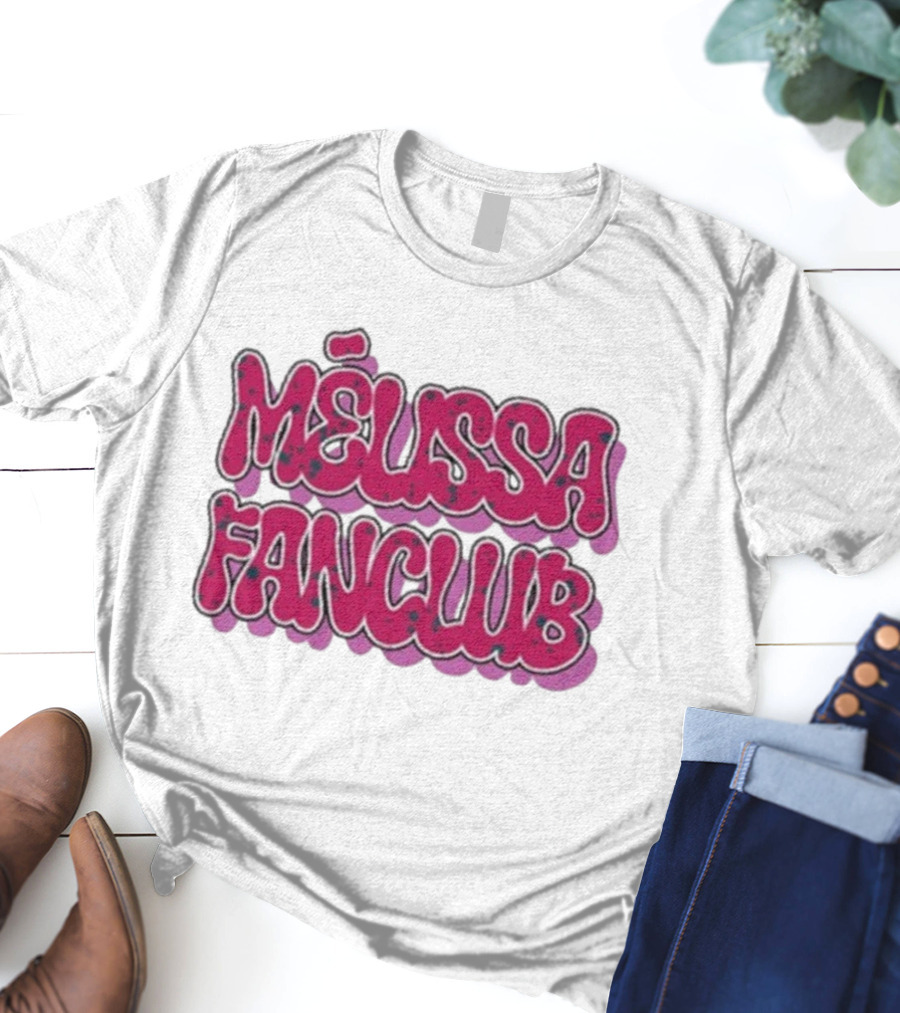 Melissa Fanclub Star Academy Plum Bubble Letters T-Shirt