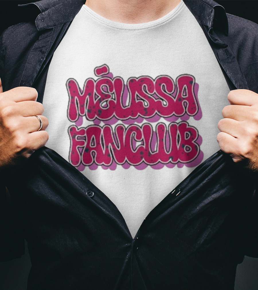 Melissa Fanclub Star Academy Plum Bubble Letters T-Shirt