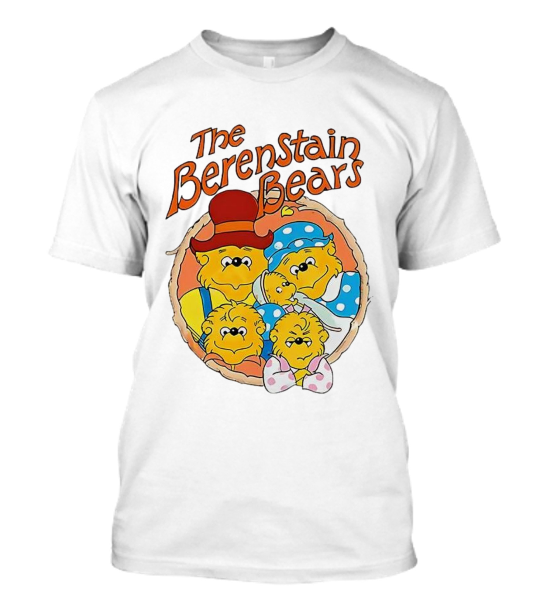The Berenstain Bears Family Cartoon Nostalgia Vintage Style T-Shirt