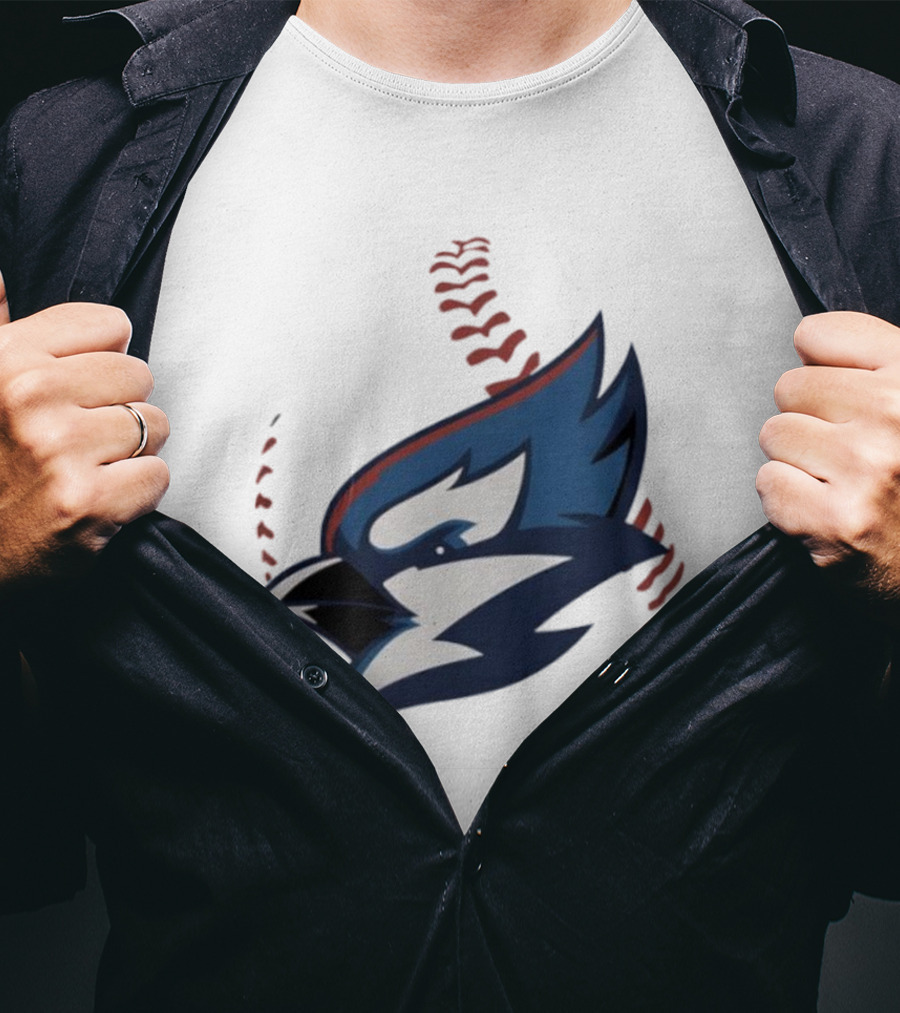 Toronto Blue Jays 2025 World Series Baseball Blue Jay Head T-Shirt