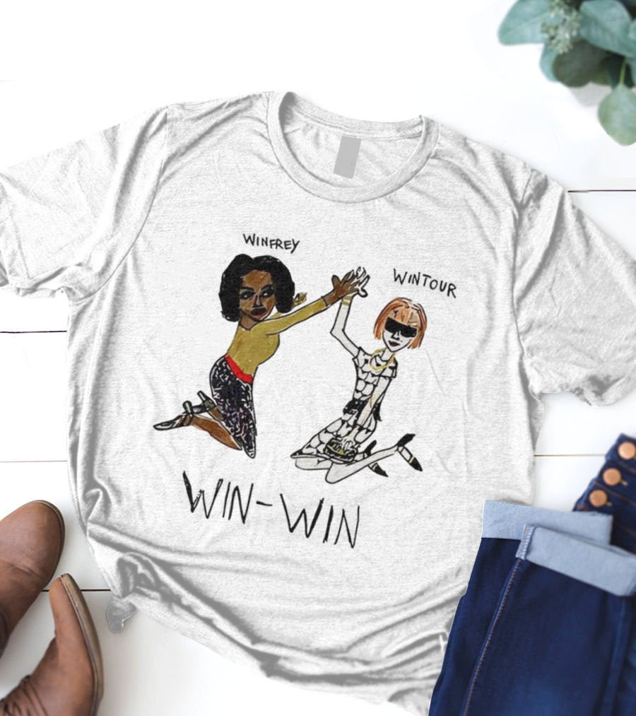 Winfrey Wintour High Five Fashion Icons T-Shirt