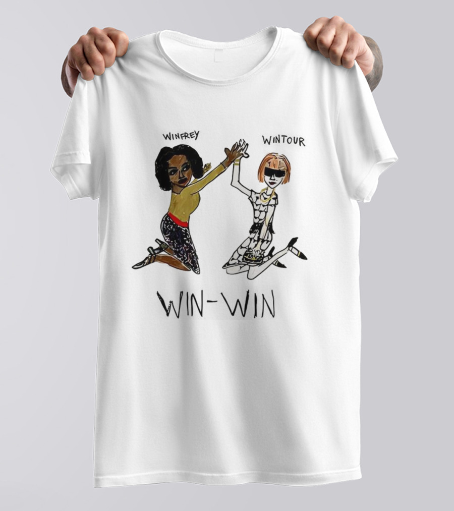 Winfrey Wintour High Five Fashion Icons T-Shirt