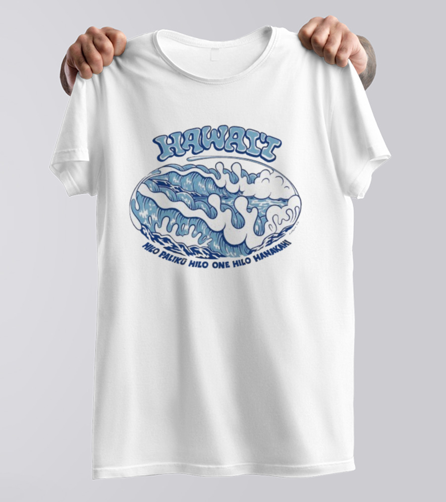 Aaron Kai Hilo Hawaii Surf Waves Hilo Paliku Hilo One Hilo Hanakahi T-Shirt
