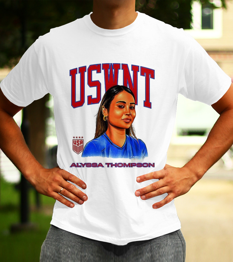 USWNT Alyssa Thompson United States Soccer Team T-Shirt