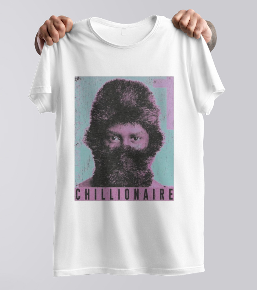Benny Chill Chillionaire Furry Winter Hat Retro Style T-Shirt