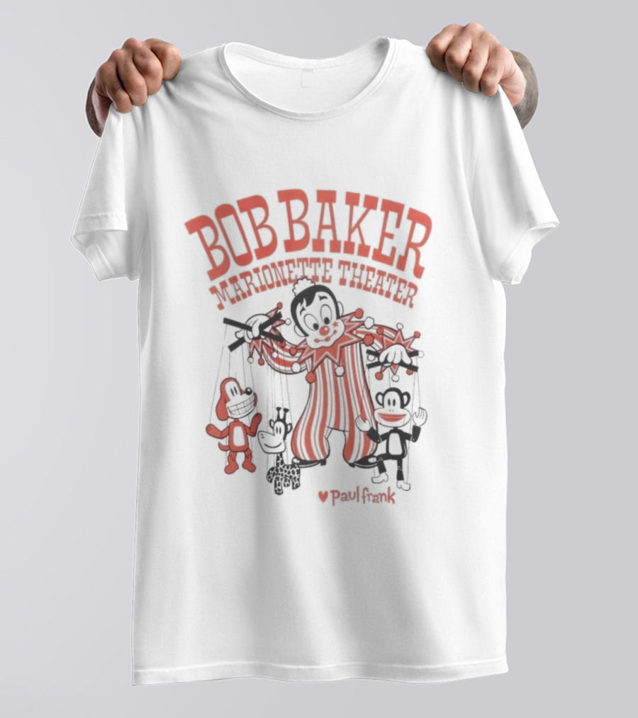 Bob Baker Marionette Theater Collaboration With Paul Frank Puppetry Characters T-Shirt
