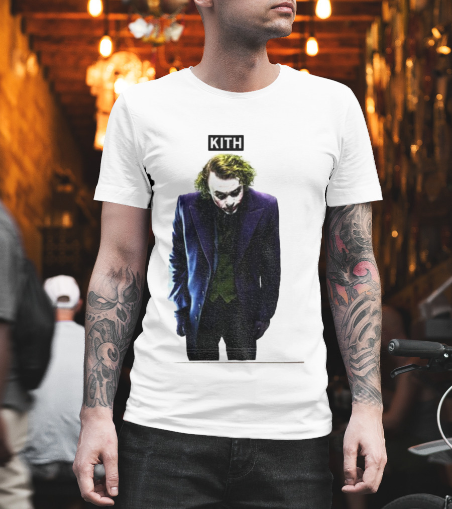 Dodgers Batman Kith Joker Collaboration T-Shirt