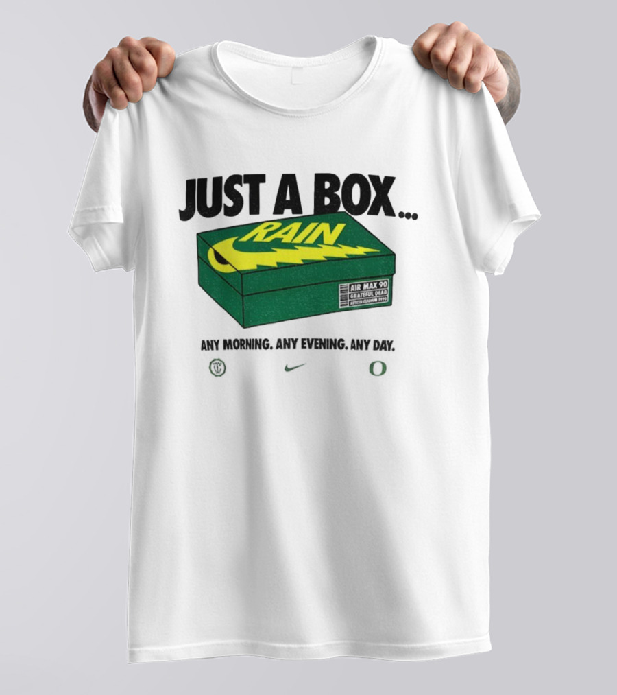 Just A Box Air Max 90 Grateful Dead Rain Box Of Rain T-Shirt
