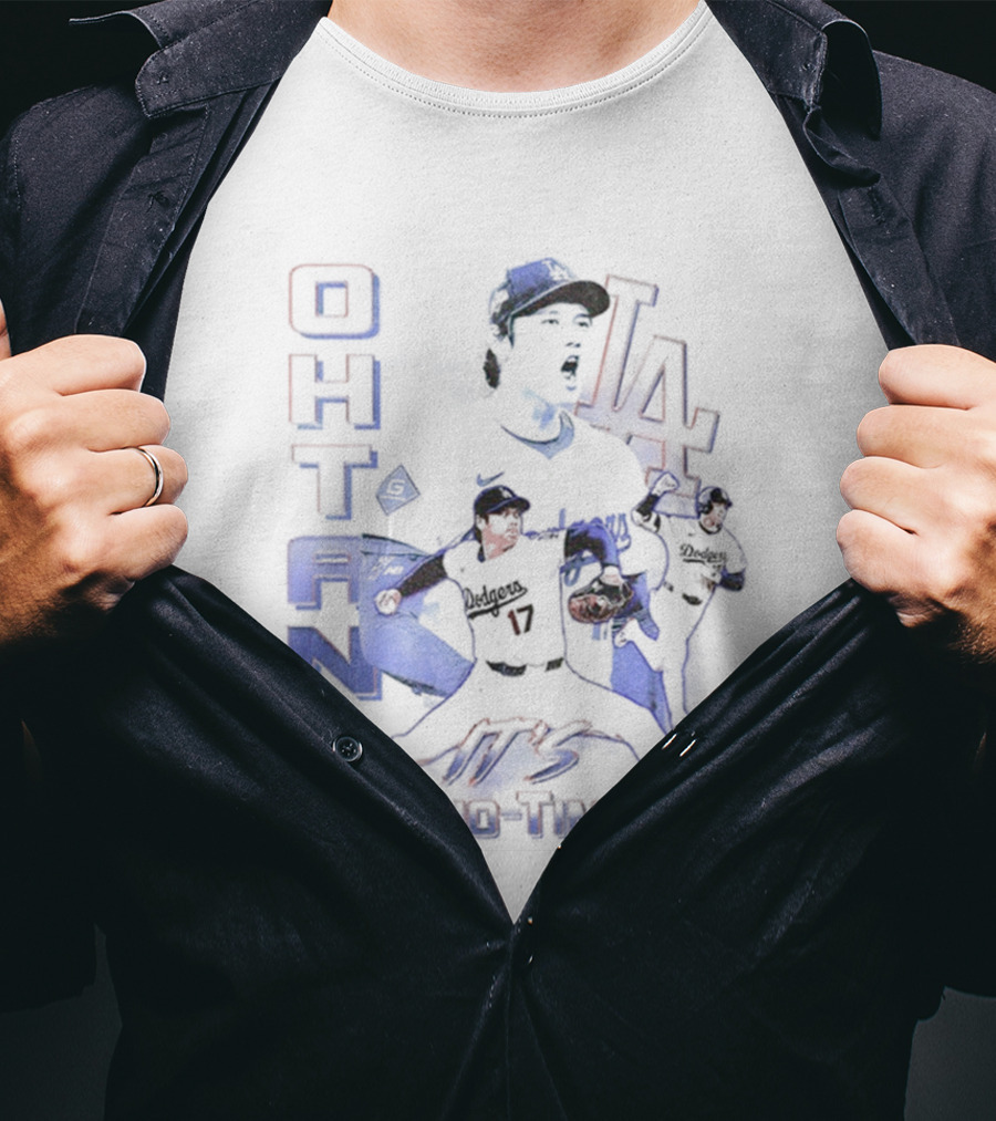 Shohei Ohtani 17 LA Dodgers Sho Time Baseball T-Shirt