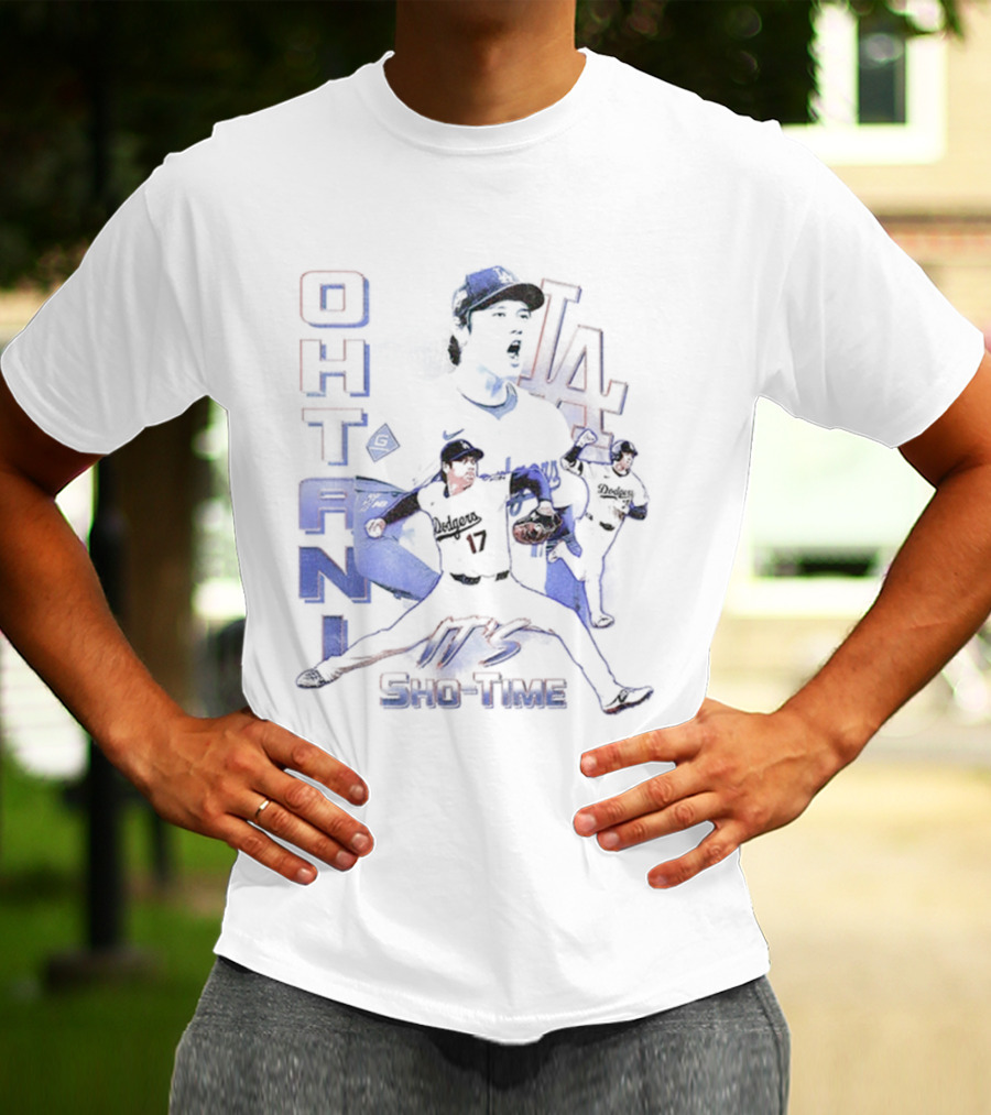 Shohei Ohtani 17 LA Dodgers Sho Time Baseball T-Shirt