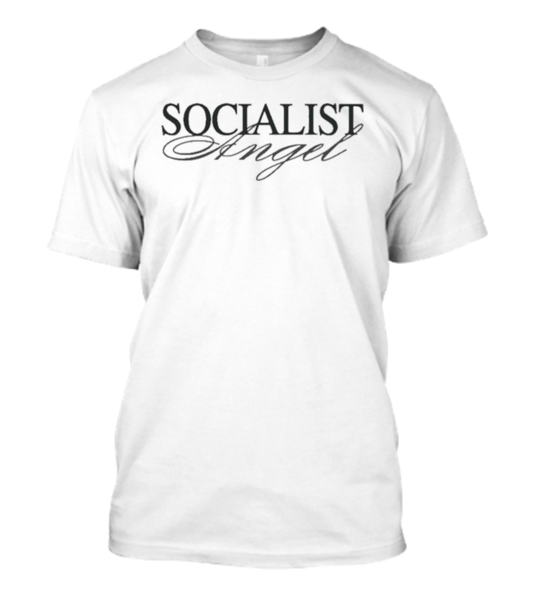 Socialist Angel Bold Statement Tee T-Shirt