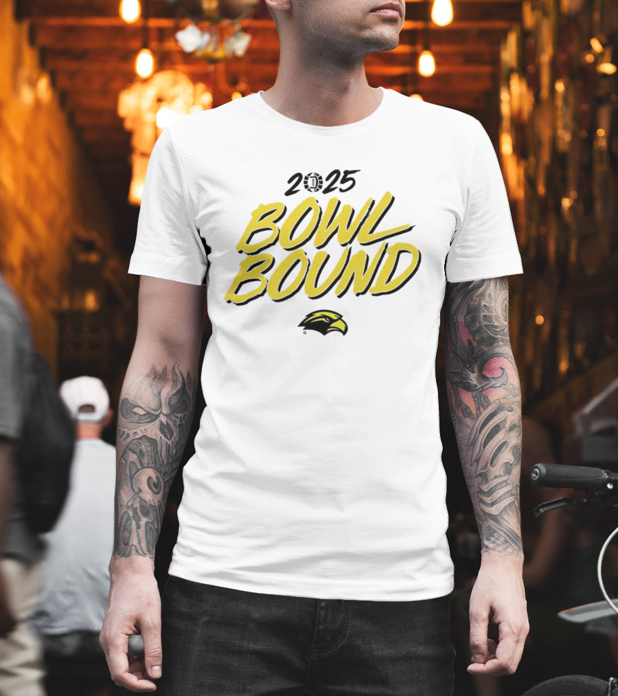 Southern Miss Golden Eagles 2025 Bowl Bound Football T-Shirt