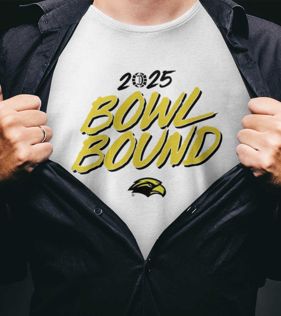 Southern Miss Golden Eagles 2025 Bowl Bound Football T-Shirt