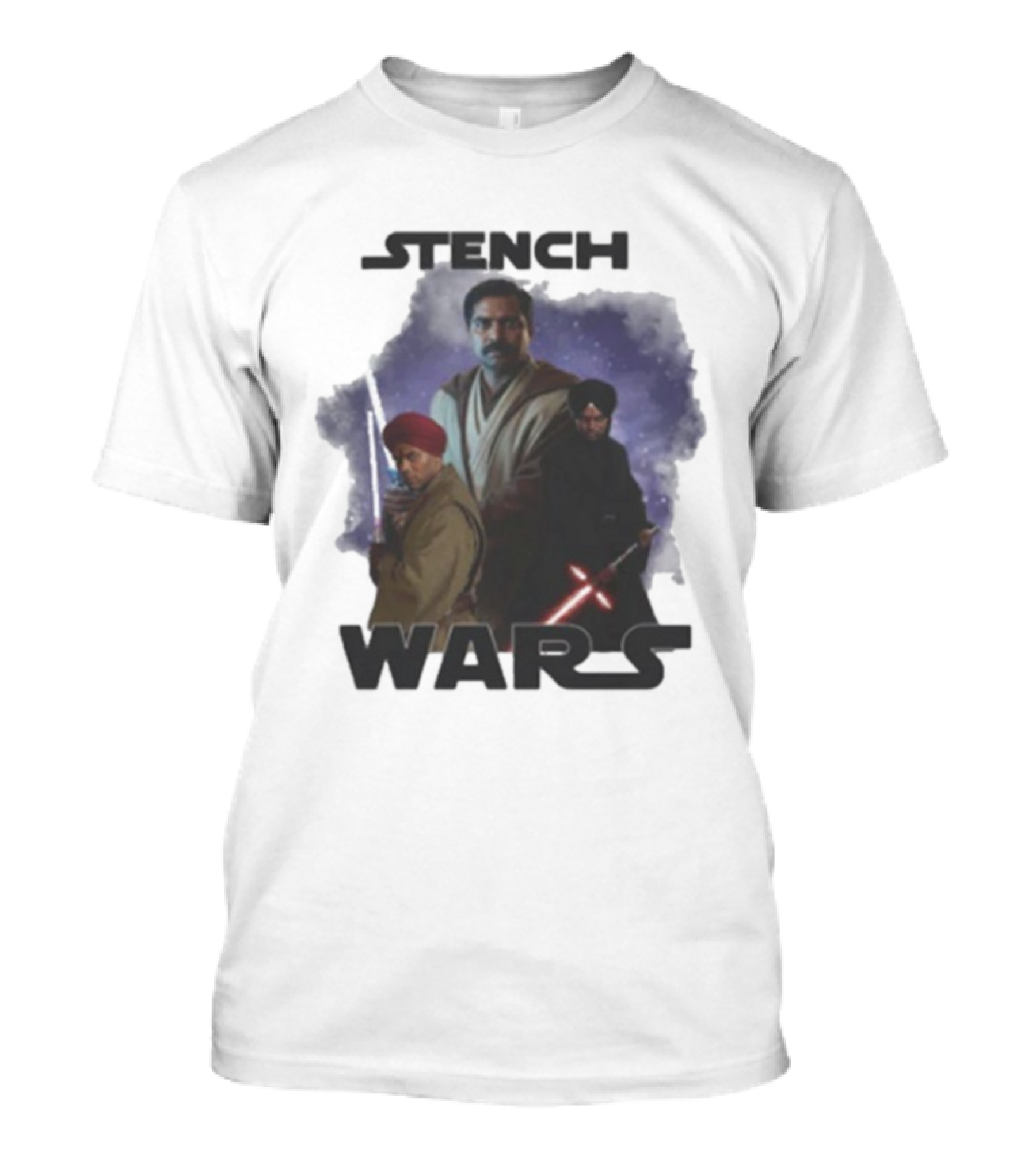 Stench Wars Star Wars Jedi And Sith Lightsaber Battle T-Shirt