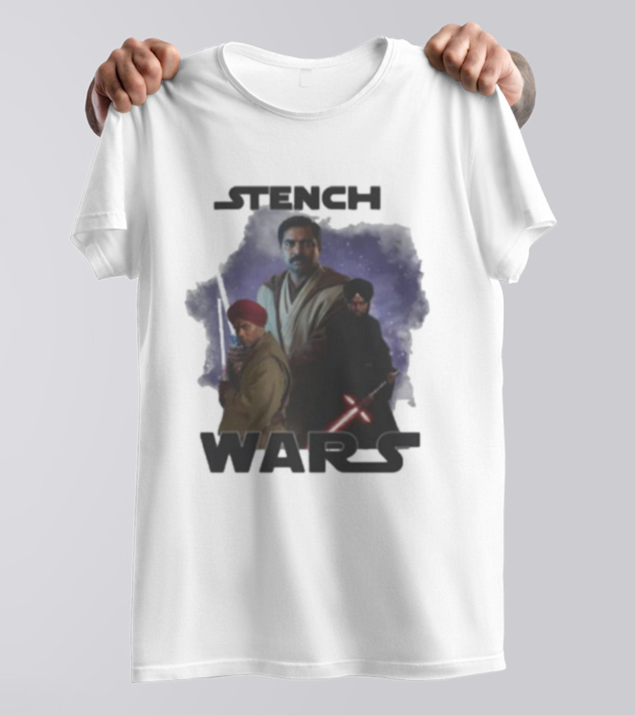 Stench Wars Star Wars Jedi And Sith Lightsaber Battle T-Shirt