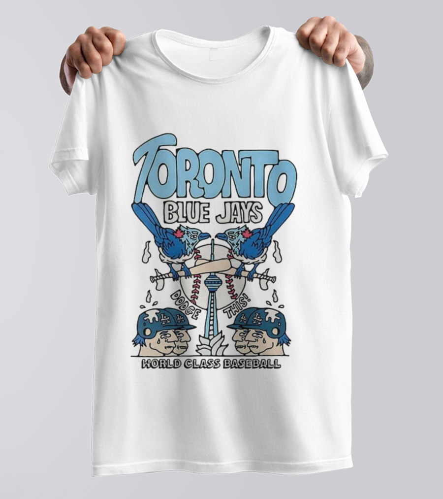 Toronto Blue Jays Dodge This World Class Baseball 2025 T-Shirt