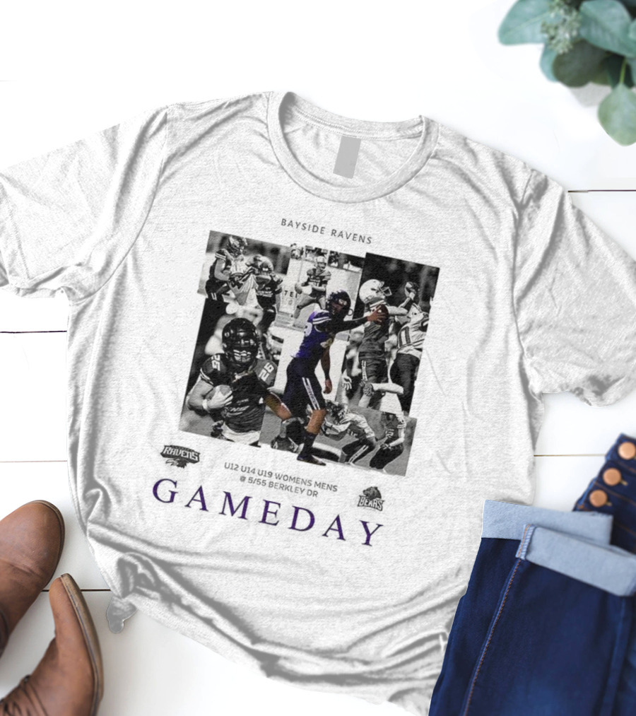 Baltimore Ravens Vs Chicago Bears NFL Rivalry 2025 Gameday T-Shirt