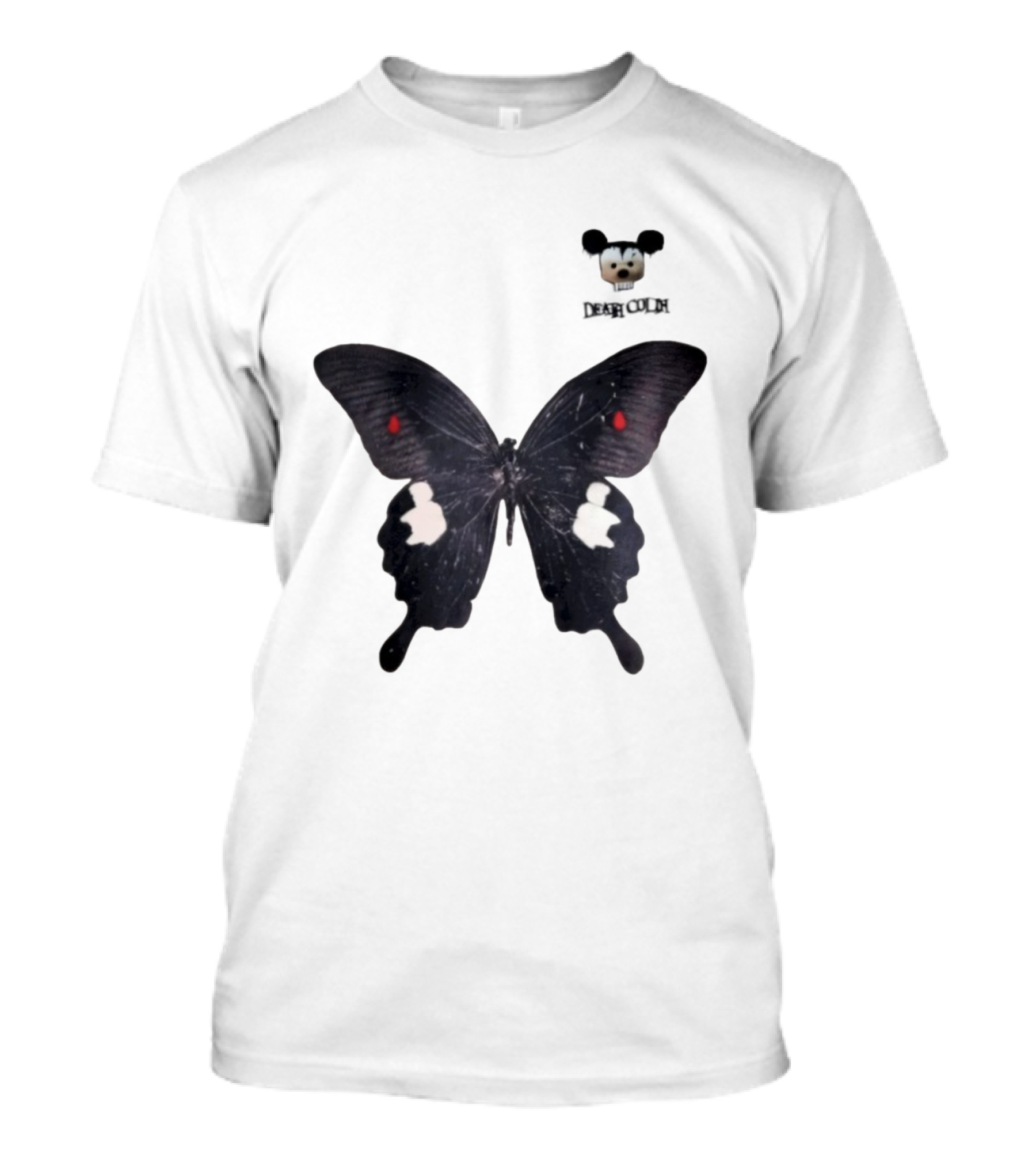 Cold Dead Butterfly Mouse Skull T-Shirt