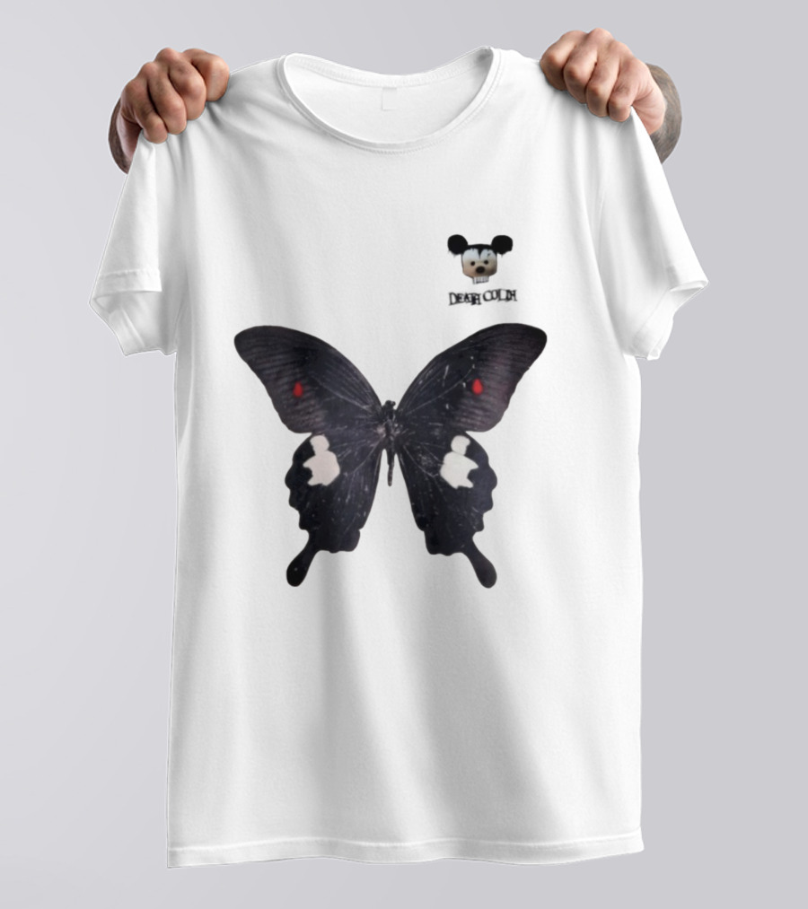 Cold Dead Butterfly Mouse Skull T-Shirt