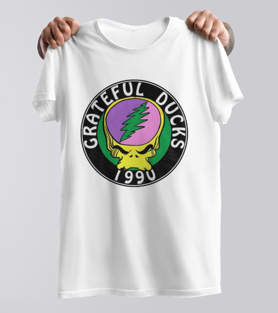 Grateful Ducks 1990 Football Game Day Grateful Dead X Oregon Ducks T-Shirt