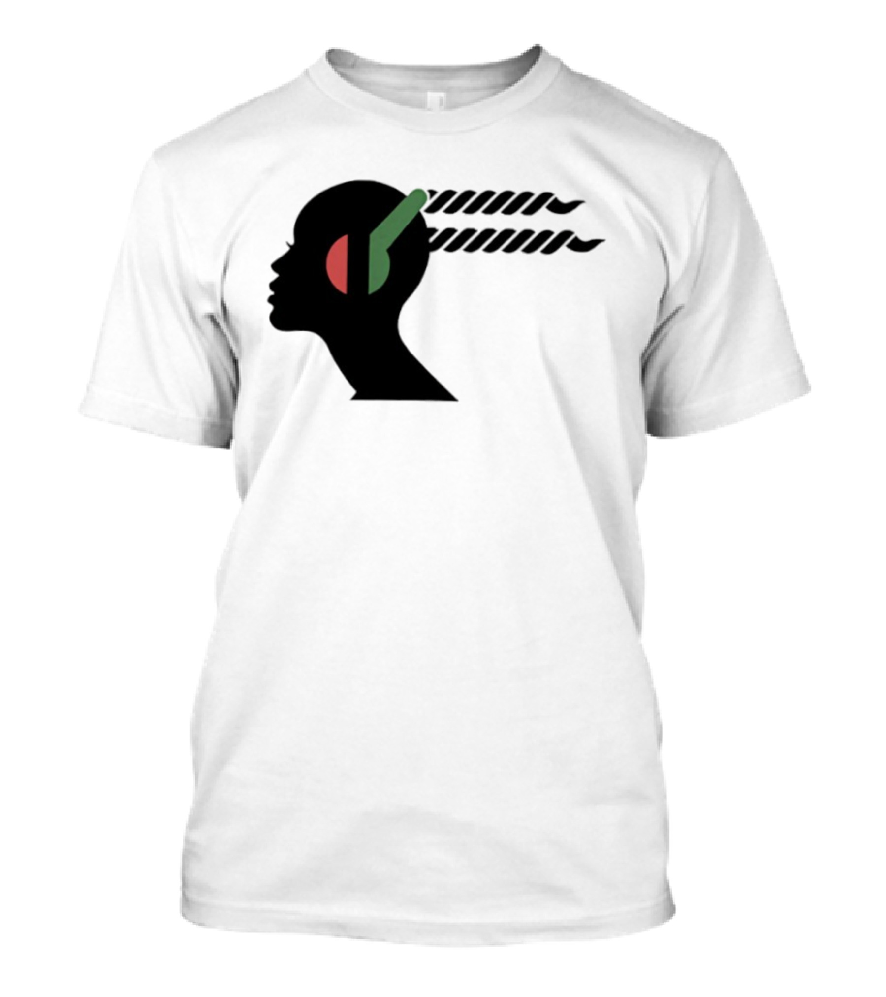 Jeffrey Wright Highest 2 Lowest Stackin’ Hits Records Silhouette With Headphones T-Shirt