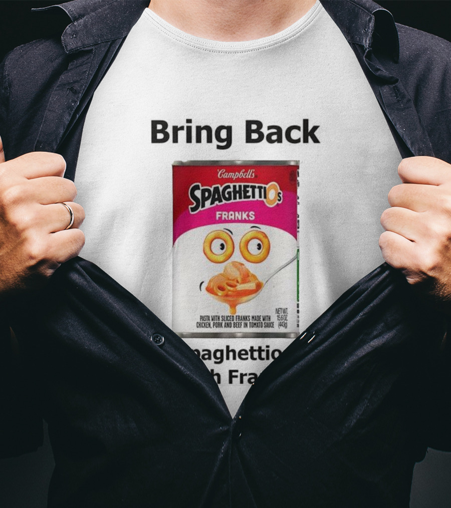 Bring Back Campbell's Spaghettios Franks Classic Can T-Shirt