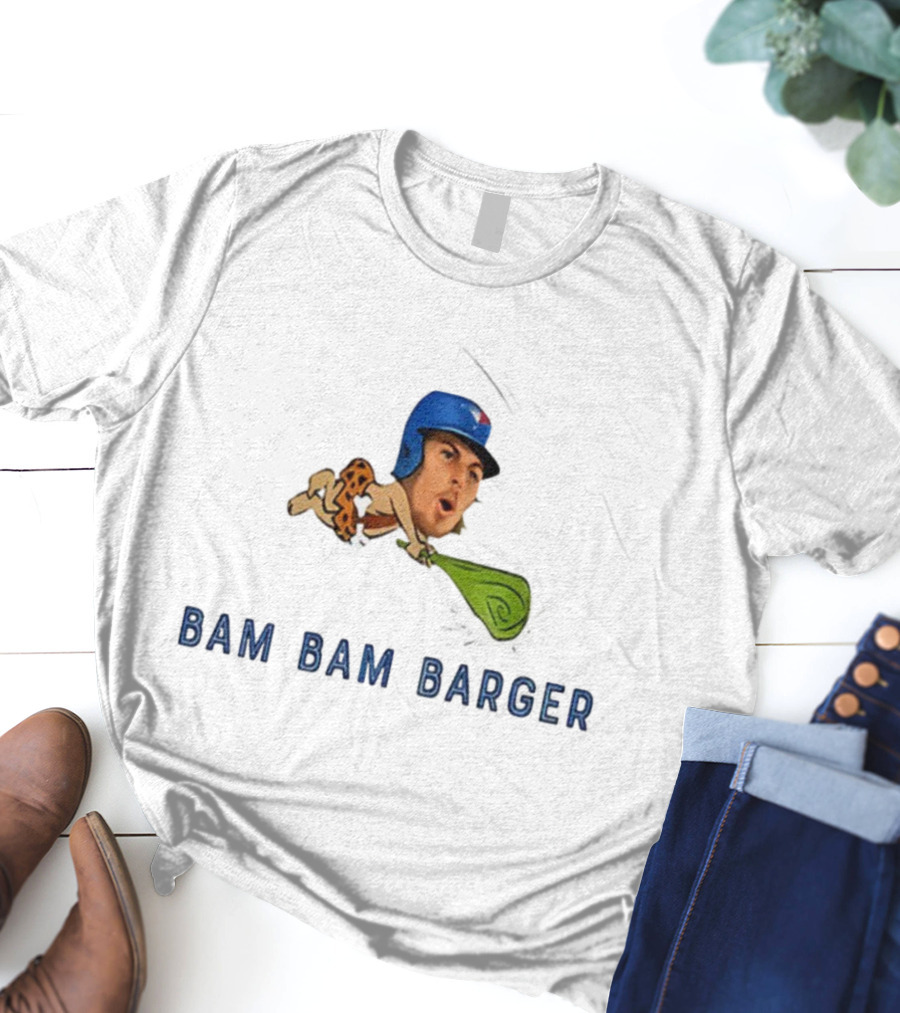 Davis Schneider Toronto Blue Jays Bam Bam Barger MLB Baseball Meme T-Shirt