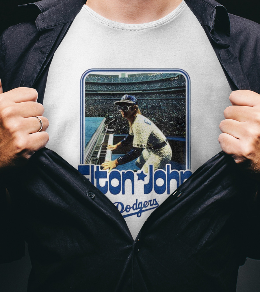 Elton John Dodgers Stadium Concert MLB Baseball Dodgers T-Shirt
