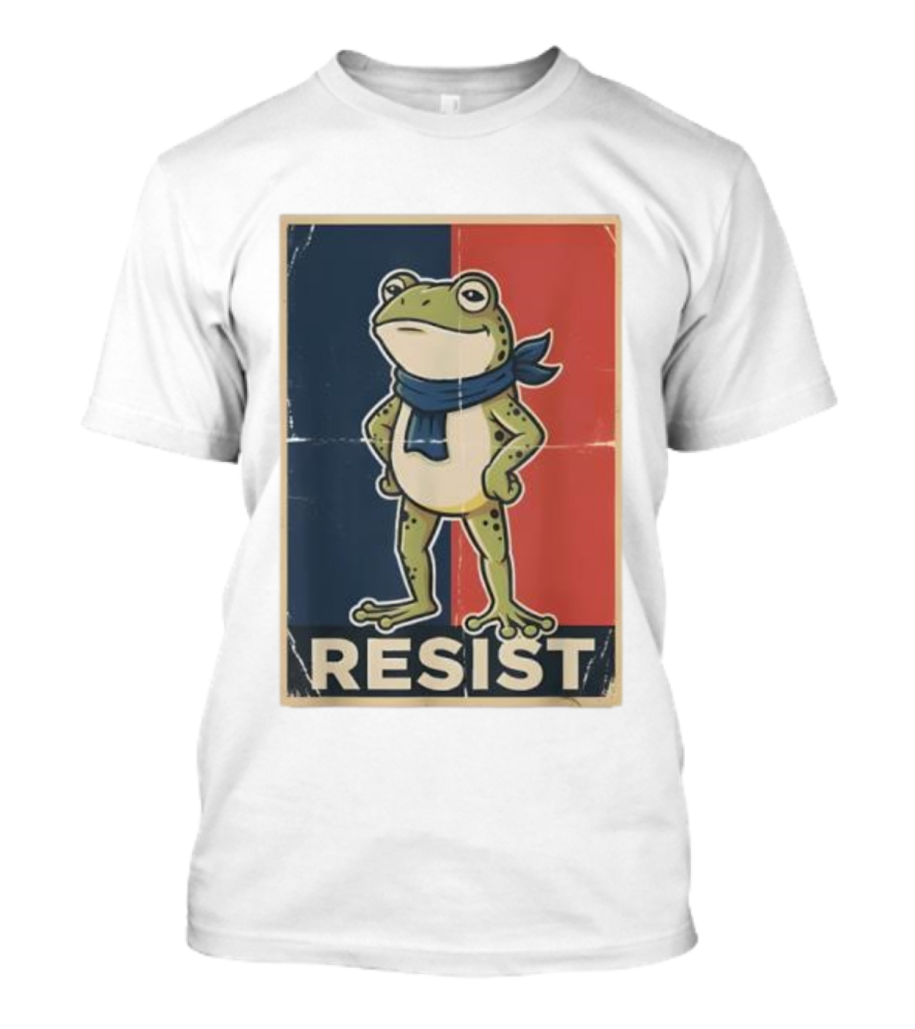 Resist Frog Stand No Kings Day T-Shirt