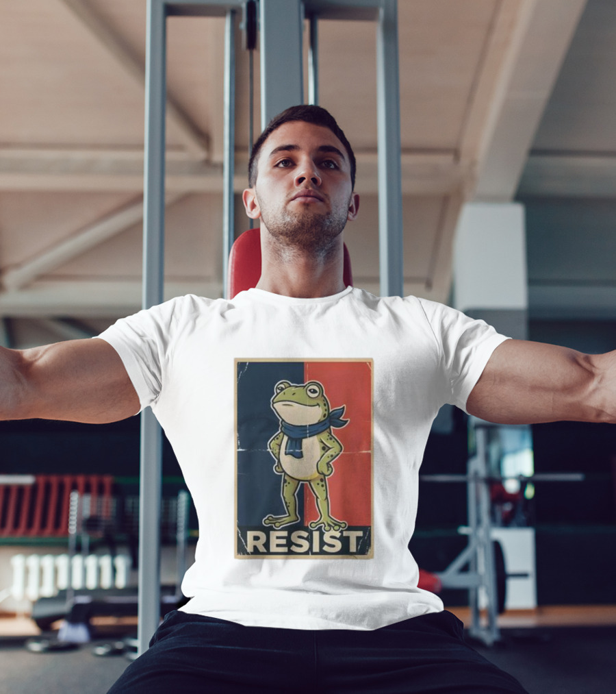 Resist Frog Stand No Kings Day T-Shirt