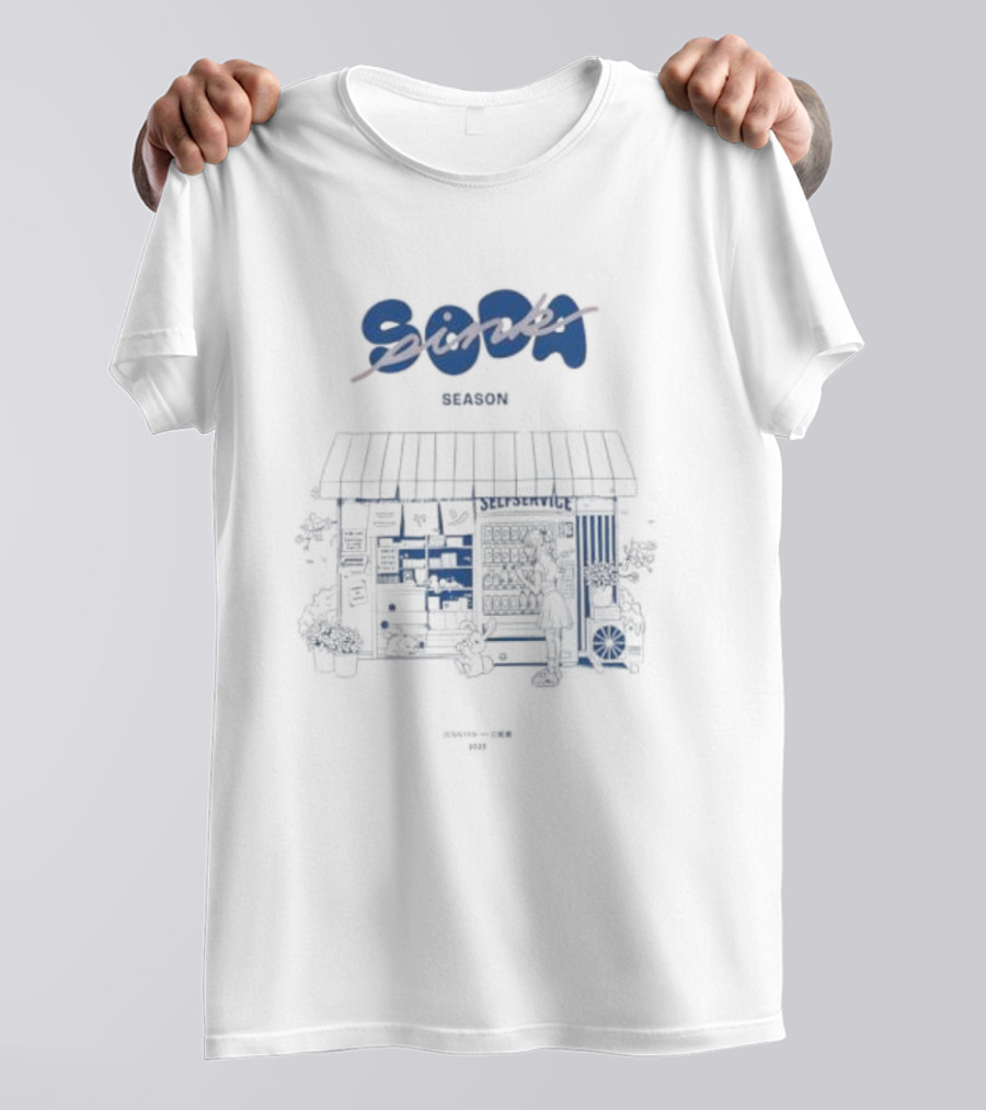 Soda Japan Vending Season 2025 JenNyan Pink T-Shirt