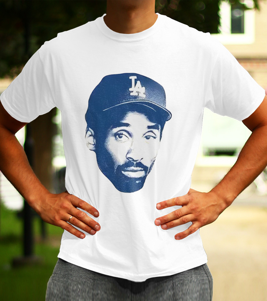 Kobe Bryant Los Angeles Dodgers MLB Vintage Big Face T-Shirt
