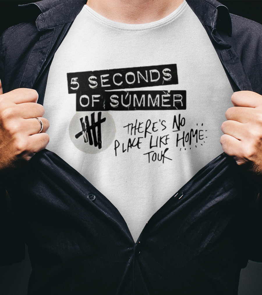5 Seconds Of Summer There's No Place Like Home Tour T-Shirt