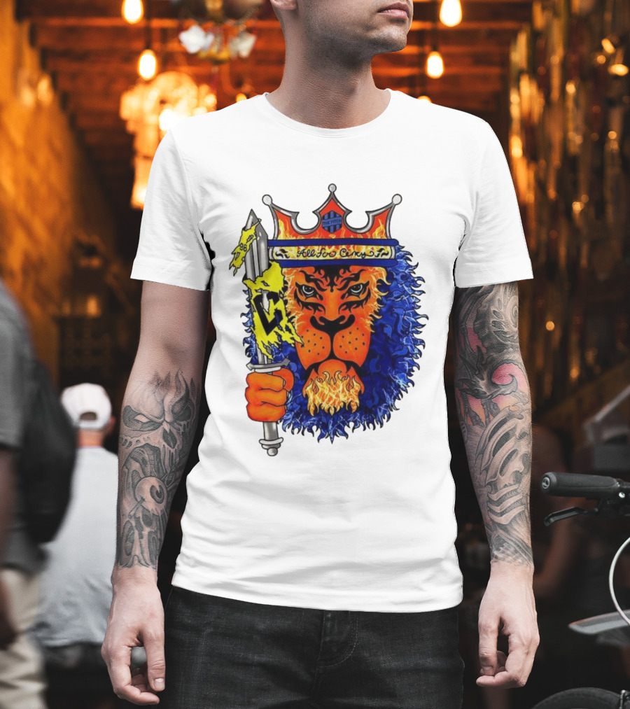 All For Cincy Lion Sword The Pride Crown Flame T-Shirt