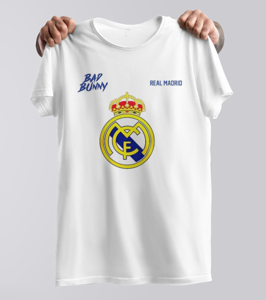 Bad Bunny Vs Real Madrid Benito Bowl Signature Football Challenge T-Shirt