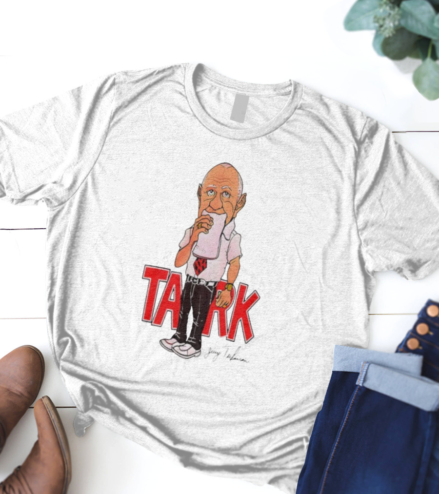 Jerry Tarkanian UNLV Runnin' Rebels TARK Shark Coach Caricature T-Shirt