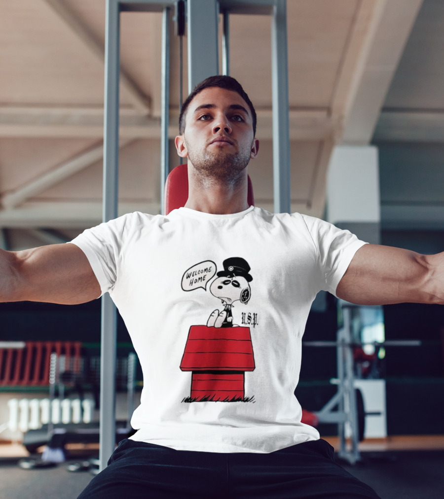 Welcome Home Snoopy Houston Peanuts Collaboration T-Shirt