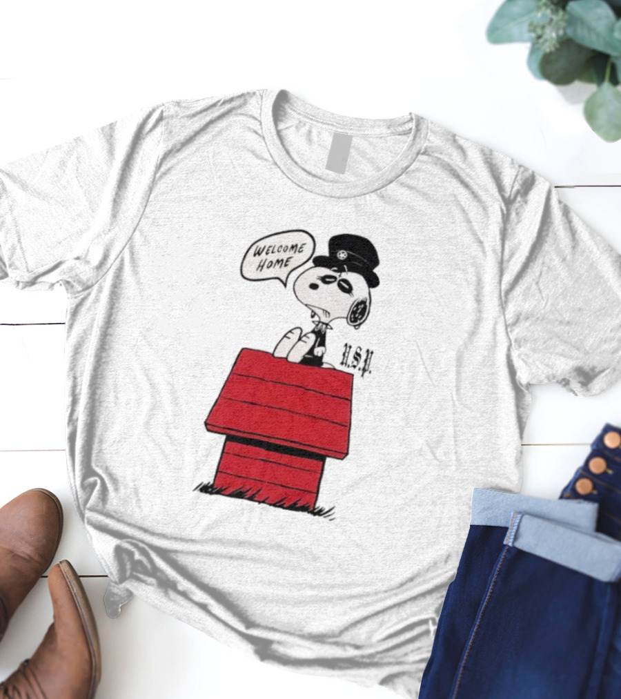 Welcome Home Snoopy Houston Peanuts Collaboration T-Shirt