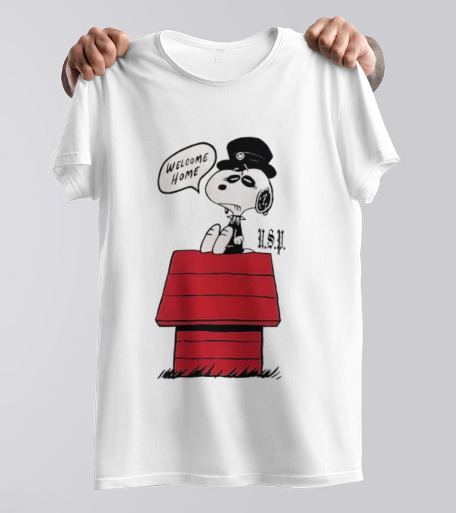 Welcome Home Snoopy Houston Peanuts Collaboration T-Shirt