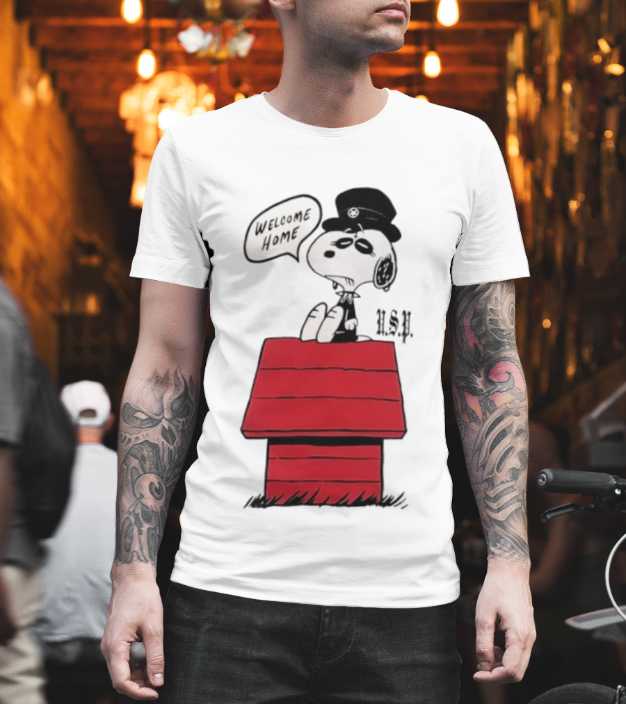 Welcome Home Snoopy Houston Peanuts Collaboration T-Shirt