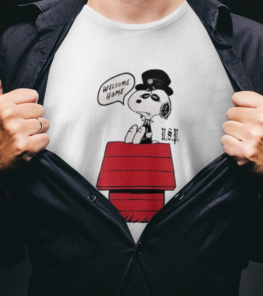 Welcome Home Snoopy Houston Peanuts Collaboration T-Shirt