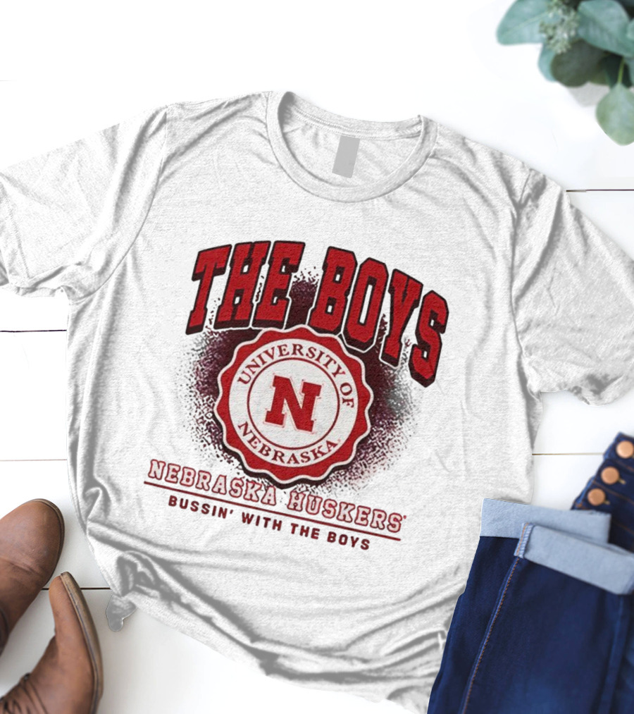 The Boys University Of Nebraska Huskers Bussin' With The Boys T-Shirt