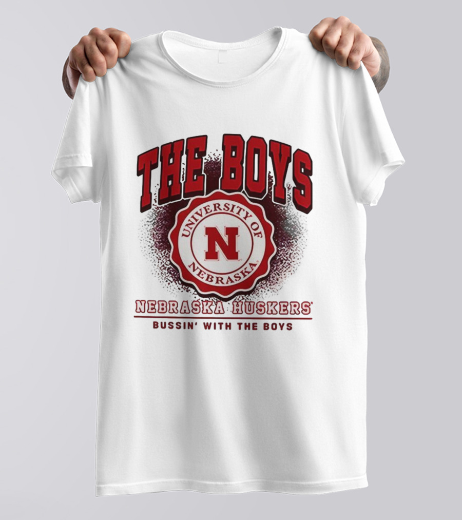 The Boys University Of Nebraska Huskers Bussin' With The Boys T-Shirt